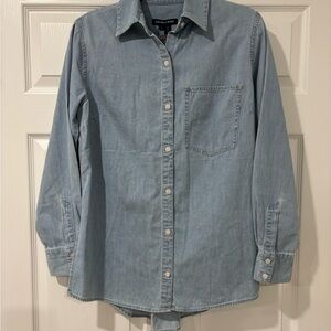 Veronica Beard Sky Blue Maya Top